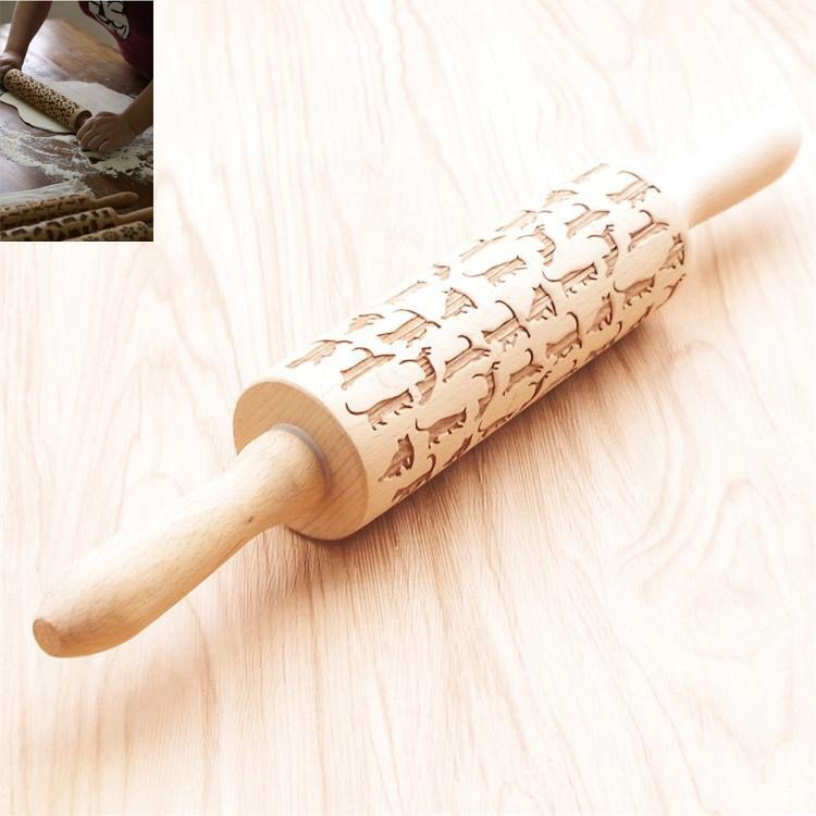 Rolling Pin Christmas Embossing