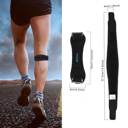 Sport Kneecap Silica Gel Kneepad Support Strap Gym Protector