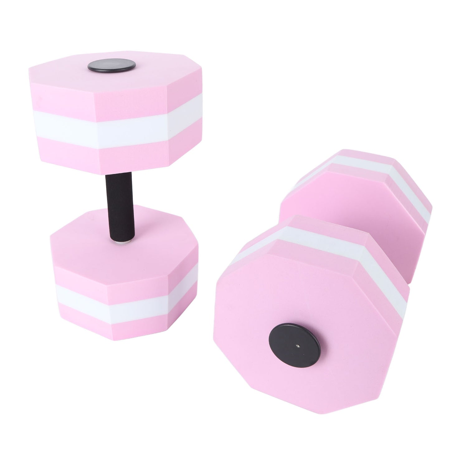 2Pcs Aquatic Dumbbells EVA Flexible Floating Water Dumbbells for Kids Adults Swimming Training Water Sport