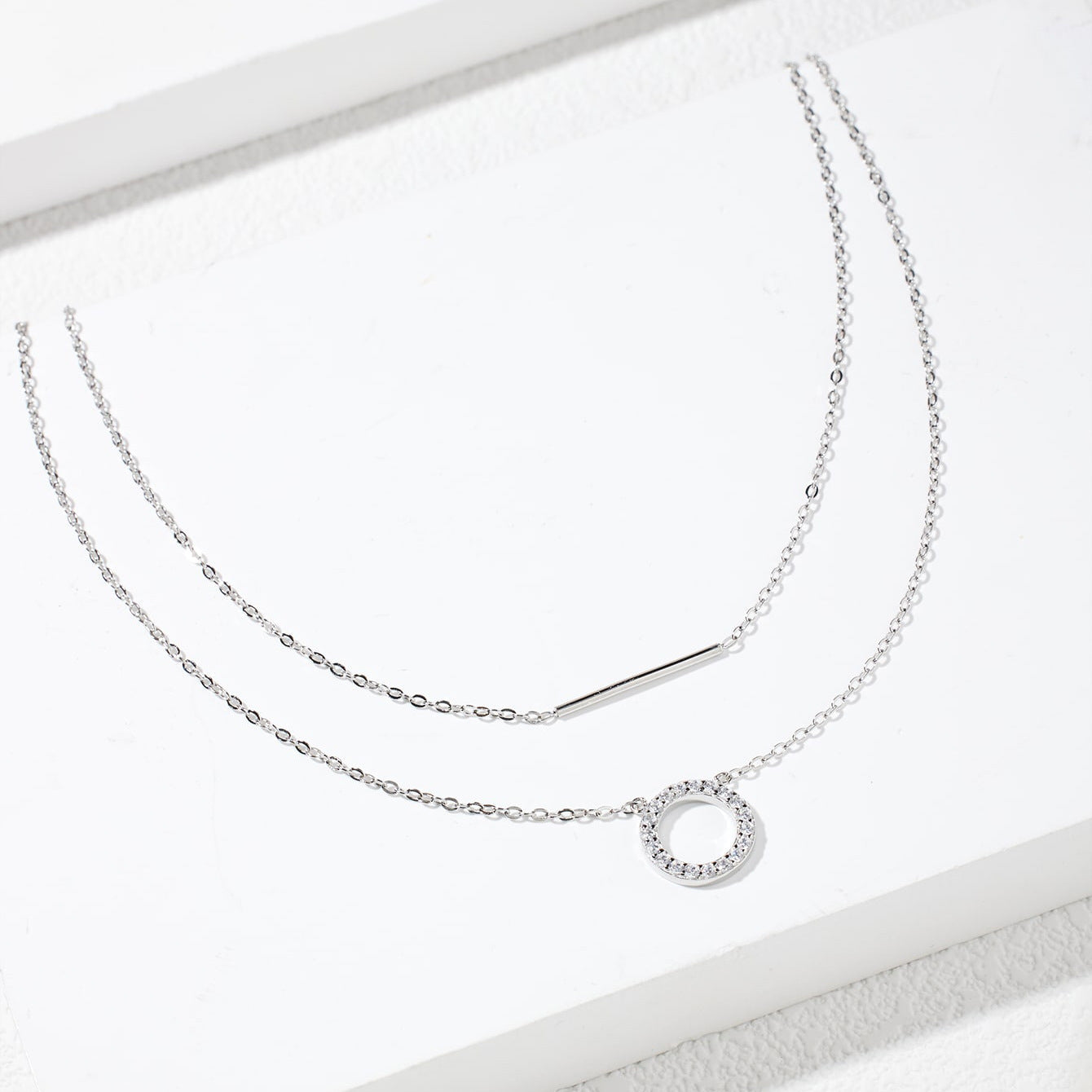 Collier Double-Couche en Argent