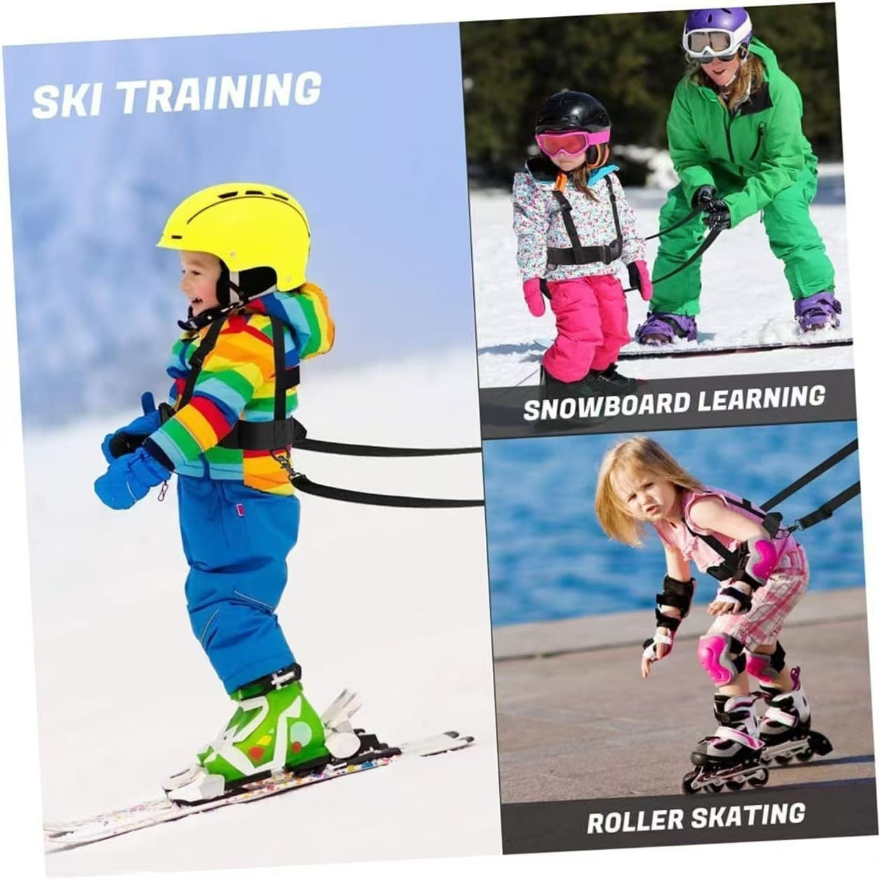 Anti-lost Hand Holding Rope Training Ski Safety Belt Anti-fall Sport Girdle