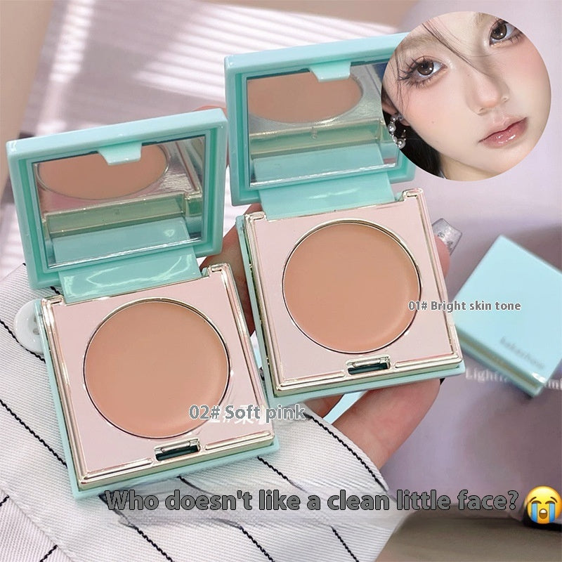 Soft And Balanced Durable Waterproof And Sweatproof Smear-proof Makeup Concealer With Powder Puff