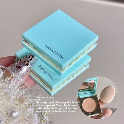 Soft And Balanced Durable Waterproof And Sweatproof Smear-proof Makeup Concealer With Powder Puff