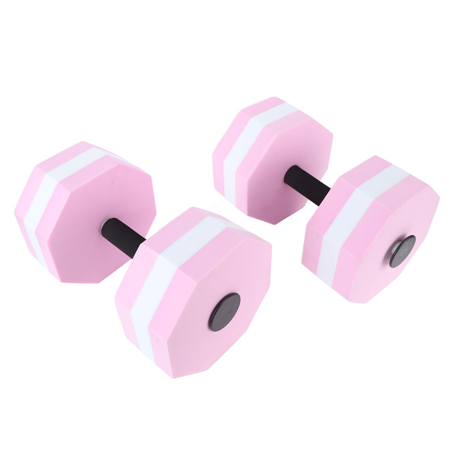 2Pcs Aquatic Dumbbells EVA Flexible Floating Water Dumbbells for Kids Adults Swimming Training Water Sport