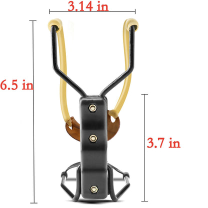 Compact Folding Slingshot  Catapult For Hunting Outdoor Sport Games